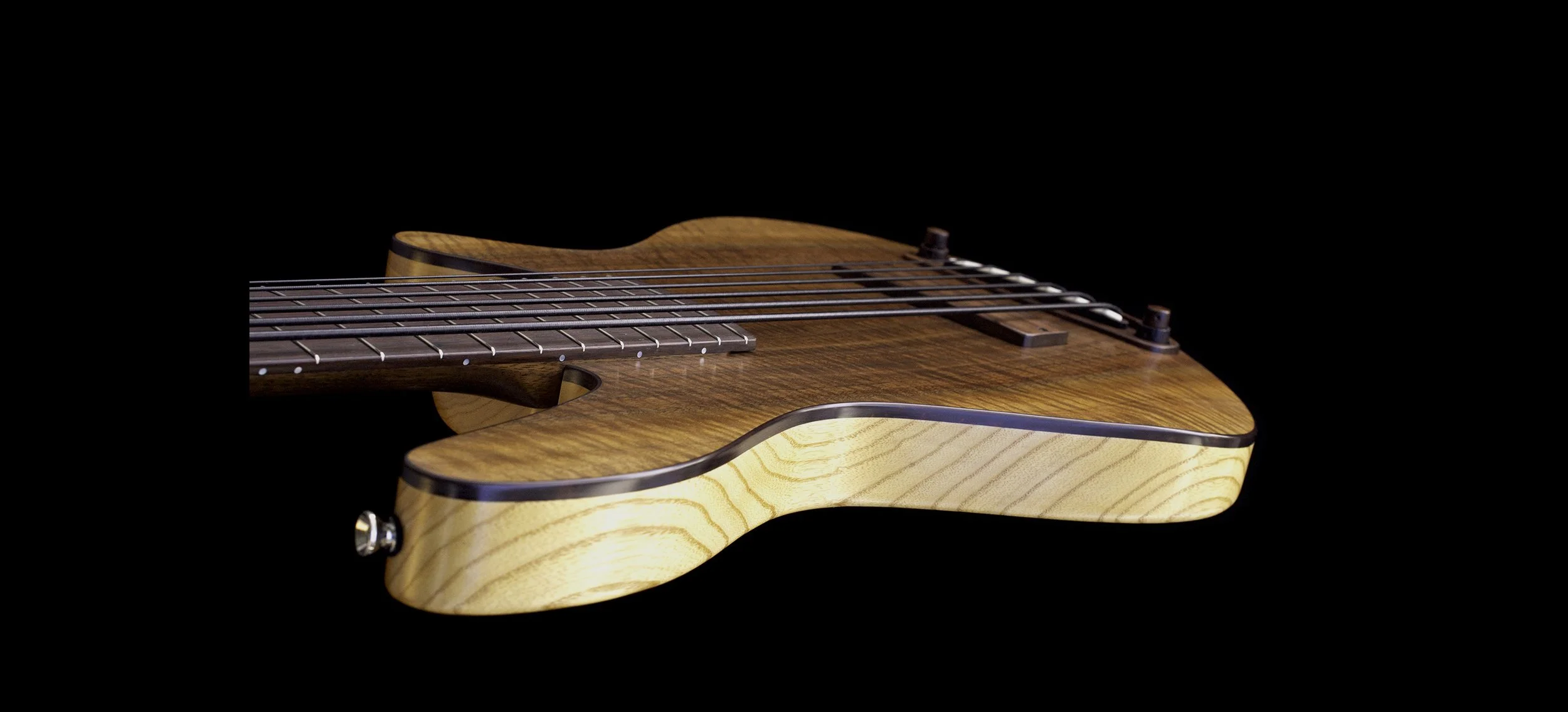 MB-2 Walnut Fretted 6 String Bass #1146 (factory reconditioned